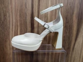 BABLİSOK MMS-8262 PLATFORM TOPUK ABİYE GELİNLİK AYAKKABI - 1