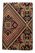 Yıldız Desen Makine Dokuması Turuncu Kilim, Evde, Piknikte, Balkonda, Bahçede - 2