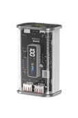LinkTech  C122 Strong 10000 Mah Pd 22.5w Powerbank Şeffaf Transparan Model Şık Tasarım! - 2