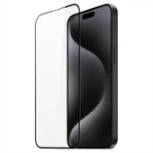 Polham 0.3MM Ful Kaplama 8K iPhone 15 Pro Kırılmaz Ekran Koruyucu, Parmak İzi Bırakmaz Koruyucu - 1