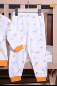 Babyhola 1-6 Yaş Unisex Kız Erkek Çocuk Pijama Takımı Ev Giyim Eşofman Takımı - 3