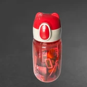 Ayıcıklı Çocuk Suluk ve Matarası-500 ml-Pembe - 2