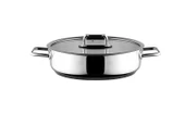 Aryıldız Colombus Metal Kulp Cam Kapak Basık Tencere - 24 Cm - 1