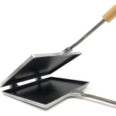 Taşhan T-0082 İçi Teflonlu Ocak Üstü El Tost Makinesi-23x17.5 cm - 1