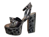 BABLİSOK 8189 PLATFORM TOPUK KADIN ABİYE GELİNLİK SANDALET - 5