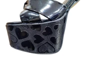 BABLİSOK 8189 PLATFORM TOPUK KADIN ABİYE GELİNLİK SANDALET - 6