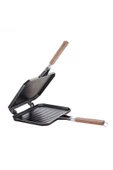 Taşhan T-0083 Greblon Kaplama Çıkarılabilir Plakalı Pratik Ocak Üstü Tost Makinesi-23.5x17.5 cm - 1