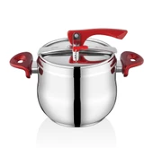 Safinox Flavia Klasik Düdüklü Tencere Renkli Kulp-6 Litre - 1