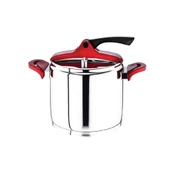 Safinox Vision 6 Litre Bakalit Kulplu Düdüklü Tencere - Kırmızı - 4