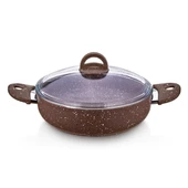 Saflon SF8628GR Granit Line 28 cm Basık Tencere 4.25 Litre - 1