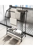 TRENDESK Metal Banyo Havlu Askılığı 85*68*28 Cm - 2