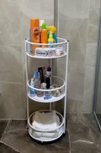 TRENDESK Beyaz Çok Amaçlı Organizer Banyo Mutfak Düzenleyici - 1