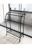 TRENDESK Metal Banyo Havlu Askılığı 85*68*28 Cm - 3