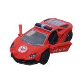 Çek Bırak Metal Araba Lamborgini - ILK003 - İtfaiye thumbnail 2