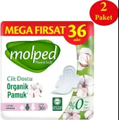 Molped Pure Soft Mega Fırsat Hijyenik Ped Uzun 2 x 36'lı - 1