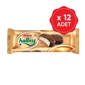 Ülker Halley Çikolata Kaplı Bisküvi 240 gr 12'li - 1