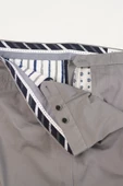 Ecer Büyük Beden Pamuklu Yazlık Kumaş Kanvas Erkek Gabardin Pantalon - 8