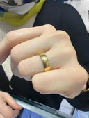 22 Ayar Düz Bombe 6 mm Alyans Altın Yüzük thumbnail 2