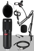 Lastvoice BM800 Mikrofon + Set-01 Stand + Shock Mount + Filtre + Ses Kartı - 1