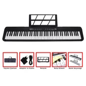 Jwin JDP-2088 Tuş Hassasiyetli 88 Tuşlu Dijital Piyano - Siyah - 1