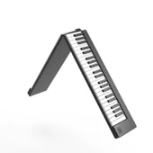 Jwin JDP-8800 Katlanabilir Tuş Hassasiyetli Bluetooth + Şarjlı Piyano - Siyah - 2