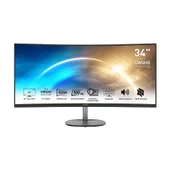 MSI PRO MP341CQ 34" 3440 x 1440 (QHD) IPS 100Hz  4Ms 21:9 Professional Kavisli Monitör - 2