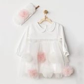 Bebek Elbise Takım Dress Band Set Petıt Love AC24500 - 4