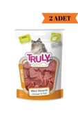 Truly Yumuşak Kedi Ödülü Tavuk-Balık Kalp Şekilli 50 Gr x 2 Adet - 1