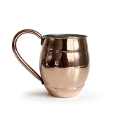 Shark Anatolia Grande Bakır Kupa Bardak 500ml Ayran Bira Meşrubat - 3