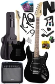 Midex RPH-30BK-35AMP Gül Klavye Strat Kasa SSS 35W Elektro Gitar Seti - 2