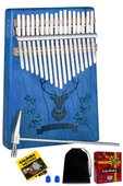 Midex Klx-454G Hakiki Ağaç Geyik Desenli Kalimba 17 Tuşlu - 1