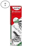 Fatih Dereceli Kurşun Kalem 5b 12 Li - 1