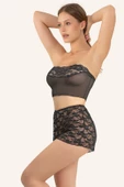 DoReMi Tül Detaylı Şortlu Bralet Takım - 1
