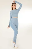 Miofit Yüksek Bel Kadın Spor Uzun Tayt - 11
