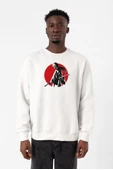 Rurouni Kenshin Samurai Logo Minimal Beyaz Erkek 2ip Sweatshirt thumbnail 1