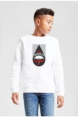 The Umbrella Academy Rain Logo Beyaz Çocuk 2ip Sweatshirt thumbnail 1