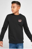 Beyblade Pegasus Minimalist Siyah Çocuk 2ip Sweatshirt - 1