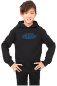 Beyblade Logo Siyah Çocuk 3ip Kapşonlu - 1