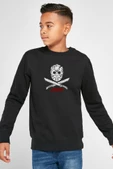 Friday The 13th Jason Mask Siyah Çocuk 2ip Sweatshirt - 1