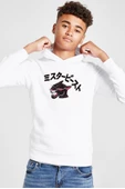 Mr Beast Kanji Beyaz Çocuk 3ip Kapşonlu  Sweatshirt - 1