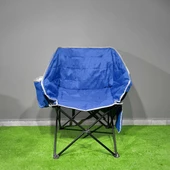 Argeus Balcony Comfort Katlanabilir Kamp Sandalyesi Mavi - 1