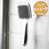 Banyo Telefon Aksesuar Tek Duş Başlığı Kare Klasik Tek Fonksiyonlu Su Fışkırtma El Fiskiye Başlık - 1
