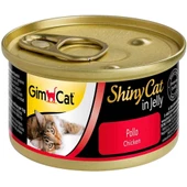 Gimcat Shiny Cat Jel İçinde Tavuklu Kedi Konservesi 70 gr thumbnail 2