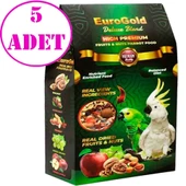 EuroGold Deluxe Blend Meyveli ve Kuruyemişli Papağan Yemi 650 Gr 5 AD - 1