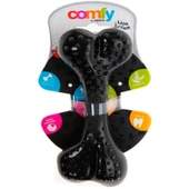 AQUAEL Comfy Toy Köpek Oyuncağı DENTAL BONE 12 Cm Siyah Meyan Kökü Aromalı - 1