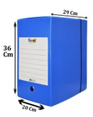 Arşiv ve Proje Kutusu 29x36x20cm Mavi 5 Adet - 3