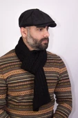 Erkek Peaky Blinders İngiliz Driver Kasket Siyah NC 7404 - 1
