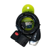 Xbyc TY 561 Anahtarlı Çelik Halat Kilit 8x1300 mm Bisiklet Kilidi Siyah - 1