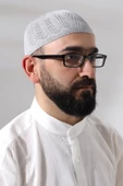 Açık Gri Safir Dantel Detaylı Örme Namaz Takkesi - 2