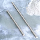 Alüminyum Metal Oklava 2'li Set 99-74 cm Börek Hamur Yufka Açma Silindir Yuvarlak Uzun Kısa Mutfak - 5